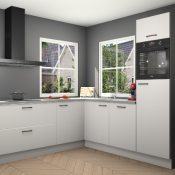 Zijdegrijze keuken Pai 109765