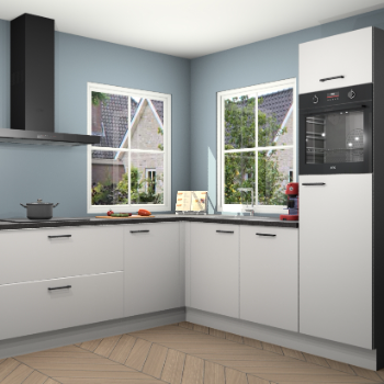 Zijdegrijze keuken Pai 109761