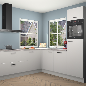 Zijdegrijze keuken Pai 109763