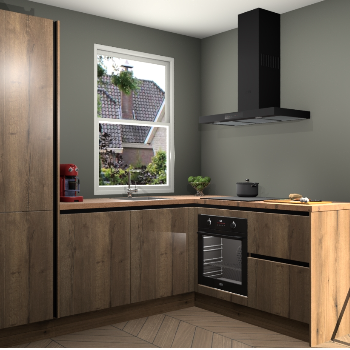 Goud Eiken greeploze keuken Phuket 109105