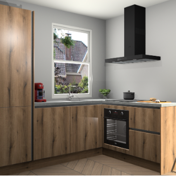 Goud Eiken greeploze keuken Phuket 109120