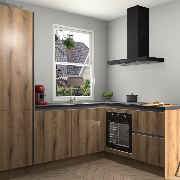 Goud Eiken greeploze keuken Phuket 109126