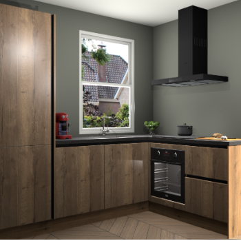 Goud Eiken greeploze keuken Phuket 109129