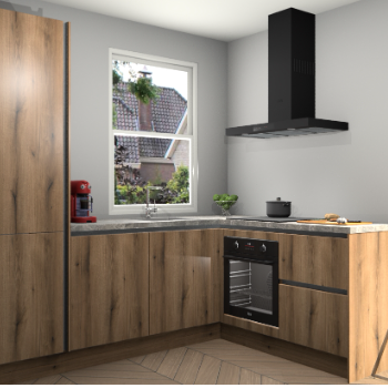 Goud Eiken greeploze keuken Phuket 109132