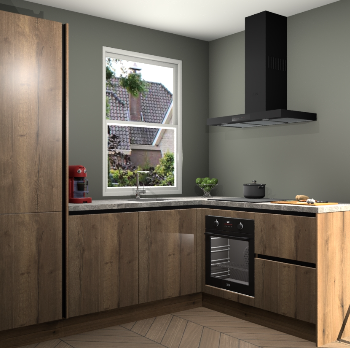 Goud Eiken greeploze keuken Phuket 109135