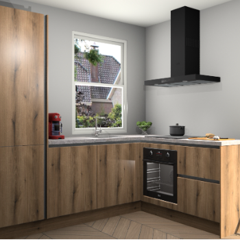 Goud Eiken greeploze keuken Phuket 109138