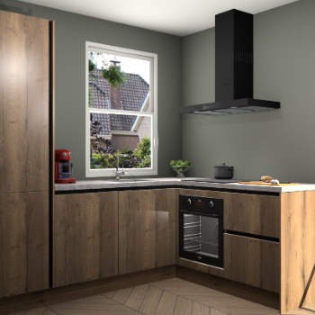 Goud Eiken greeploze keuken Phuket 109141