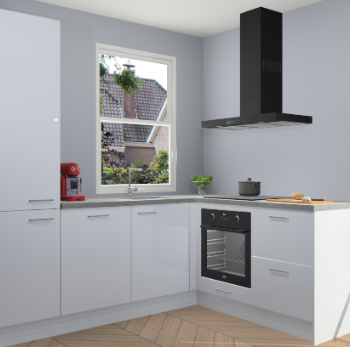 Sneeuwwitte hoogglans keuken Phuket 109251