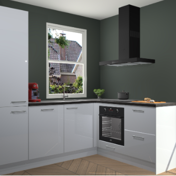 Sneeuwwitte hoogglans keuken Phuket 109256