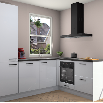 Sneeuwwitte hoogglans keuken Phuket 109259