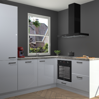 Sneeuwwitte hoogglans keuken Phuket 109266