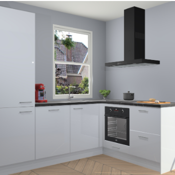 Sneeuwwitte hoogglans keuken Phuket 109275