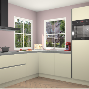 Magnolia greeploze keuken Pai 109851