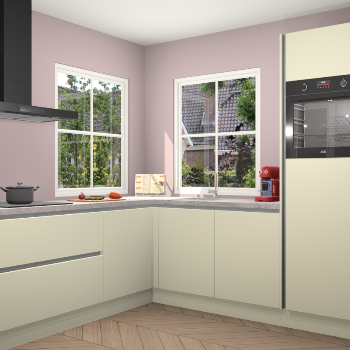 Magnolia greeploze keuken Pai 109854