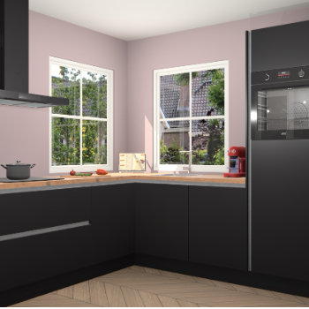 Zwarte greeploze keuken Pai 109727