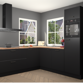 Zwarte keuken Pai 109729