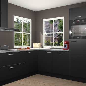 Zwarte keuken Pai 109964