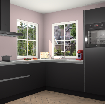 Zwarte greeploze keuken Pai 109969