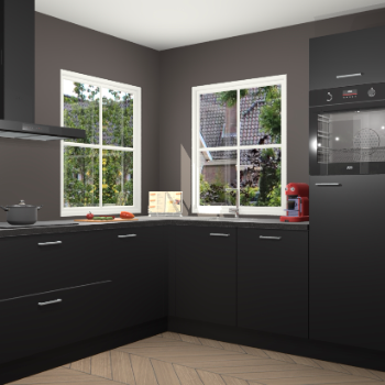 Zwarte keuken Pai 109965