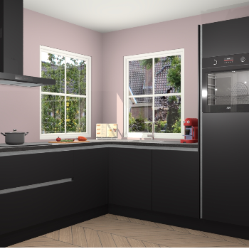 Zwarte greeploze keuken Pai 109970