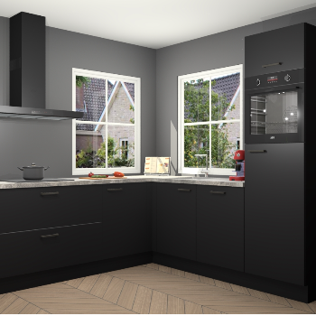 Zwarte keuken Pai 109981