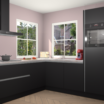 Zwarte greeploze keuken Pai 109972