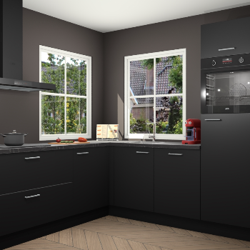 Zwarte keuken Pai 109968