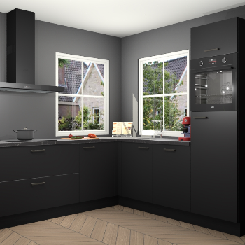 Zwarte keuken Pai 109983