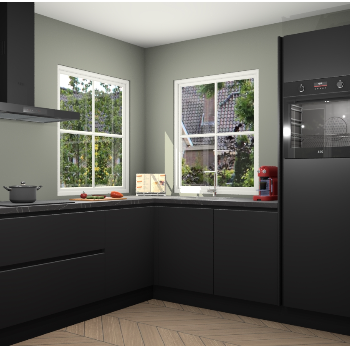 Zwarte greeploze keuken Pai 109988