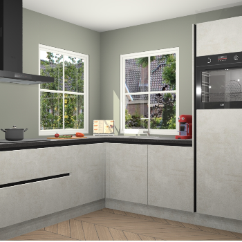 Beton Opal greeploze keuken Pai 110032