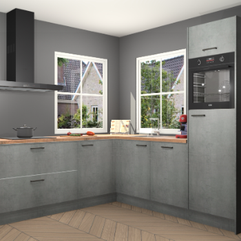 Beton Parelgrijs keuken Pai 110004