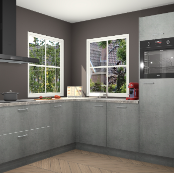 Beton Parelgrijs keuken Pai 110153