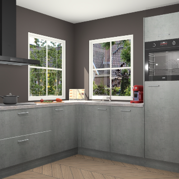 Beton Parelgrijs keuken Pai 110154