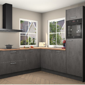 Beton Antraciet keuken Pai 110176