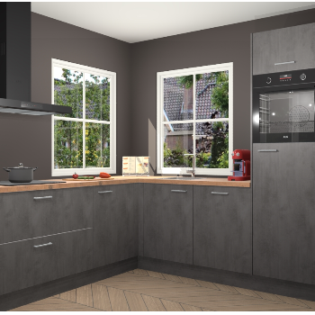 Beton Antraciet keuken Pai 110177