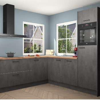 Beton Antraciet keuken Pai 110179