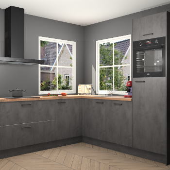 Beton Antraciet keuken Pai 110180