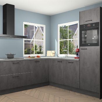 Beton Antraciet keuken Pai 110277