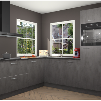 Beton Antraciet keuken Pai 110268