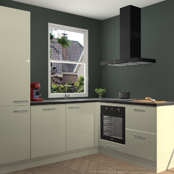 Magnolia hoogglans keuken Phuket 110200