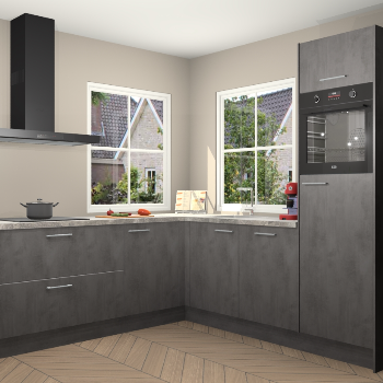 Beton Antraciet keuken Pai 110264