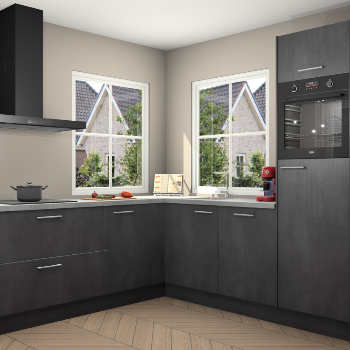 Beton zwarte keuken Pai 110389