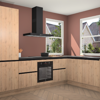 Madera natuur greeploze keuken Salzburg 110744