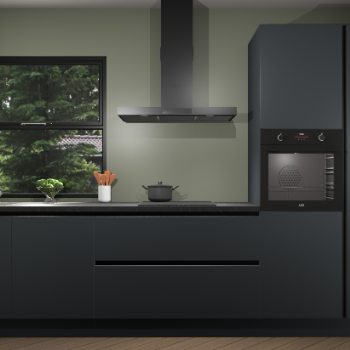 Onyxgrijze greeploze keuken Rome 21419