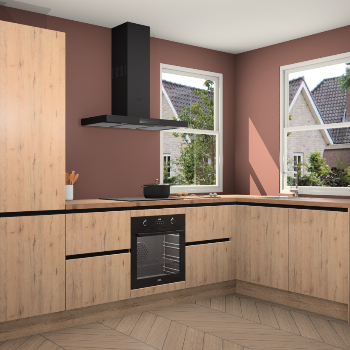 Madera natuur greeploze keuken Salzburg 110771