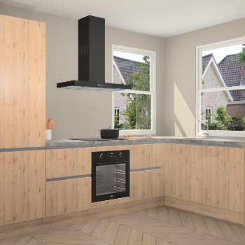 Madera natuur greeploze keuken Salzburg 110758