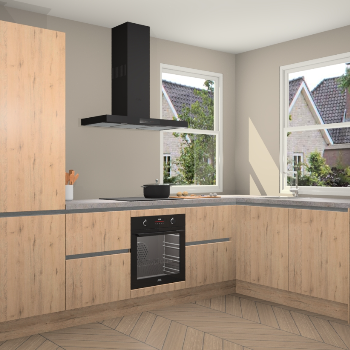 Madera natuur greeploze keuken Salzburg 110759