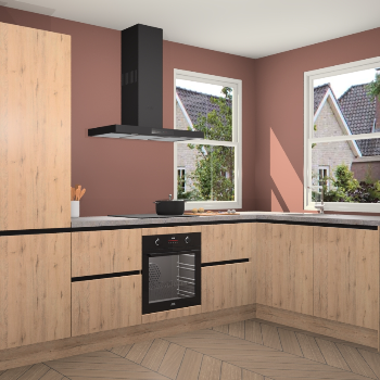 Madera natuur greeploze keuken Salzburg 110774