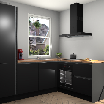 Zwarte greeploze keuken Phuket 110537