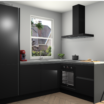 Zwarte greeploze keuken Phuket 110567